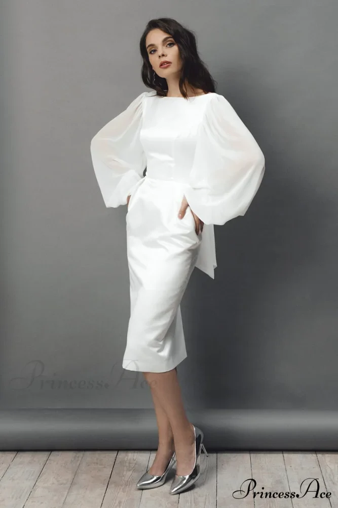 Lillia Long Graceful Sleeve Midi Dress - Image 5