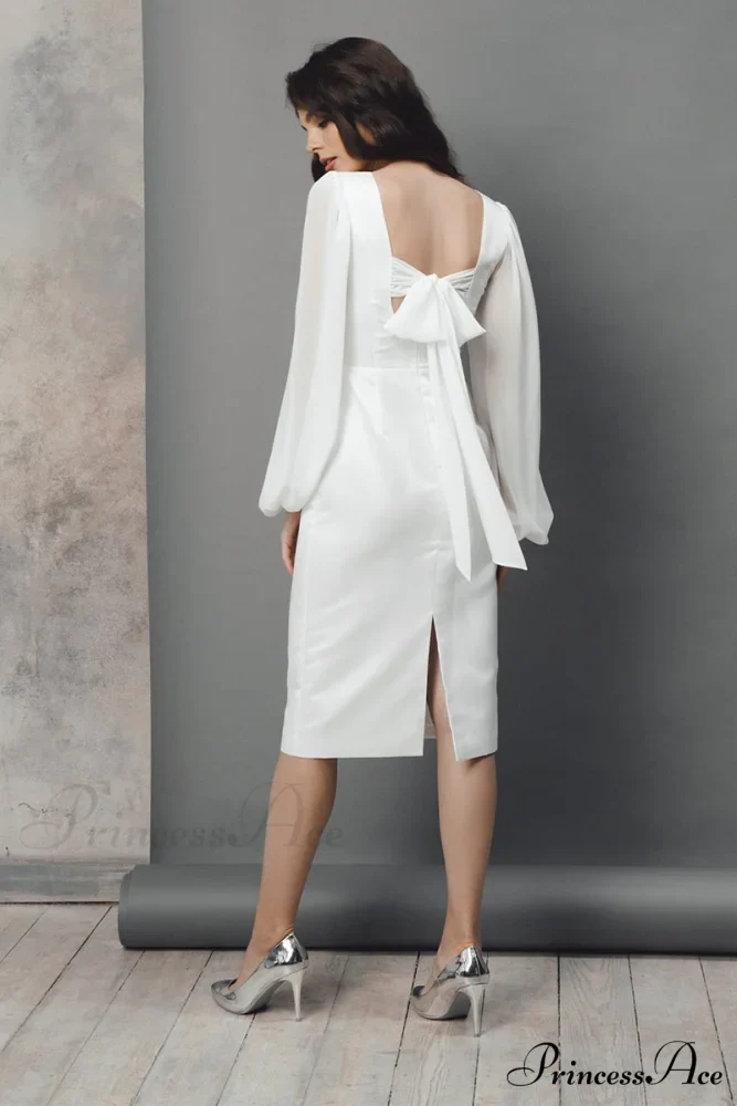 Lillia Long Graceful Sleeve Midi Dress - Image 6