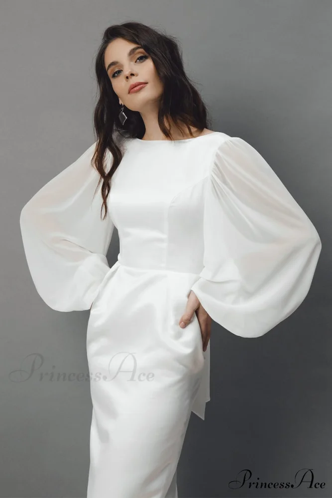 Lillia Long Graceful Sleeve Midi Dress - Image 8