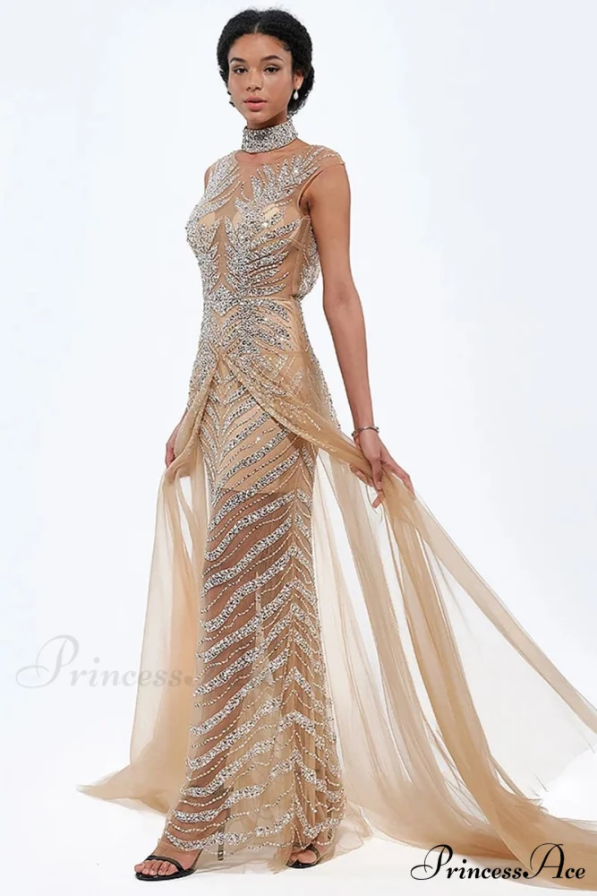 Irina Beaded Graceful Maxi Dress - Image 3