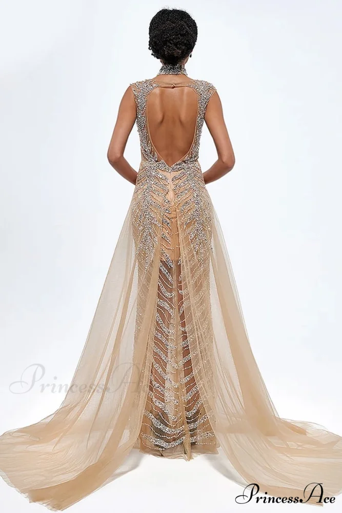 Irina Beaded Graceful Maxi Dress - Image 4