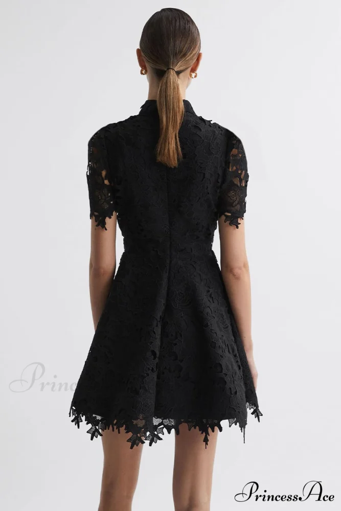 Samira Lace Graceful Mini Dress - Image 11