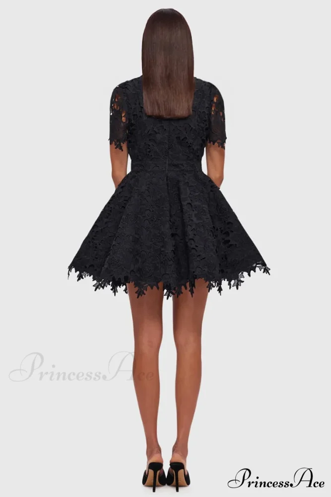 Samira Lace Graceful Mini Dress - Image 7