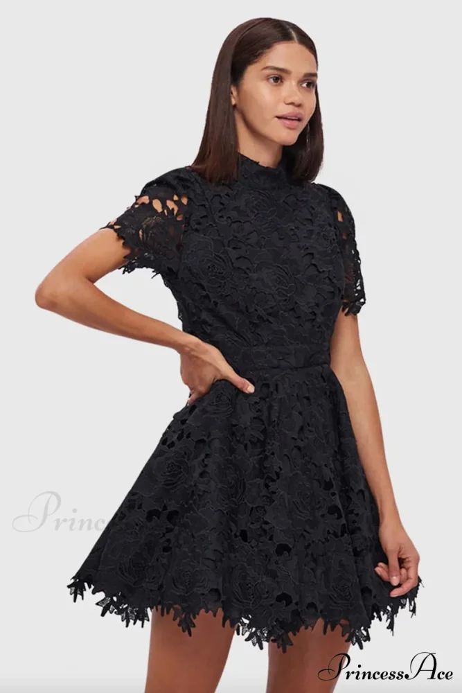 Samira Lace Graceful Mini Dress - Image 8