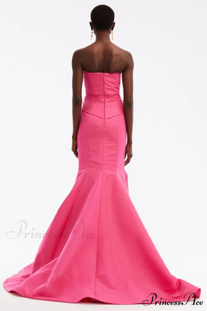 Glam Aura Graceful Strapless Maxi Dress - Image 2