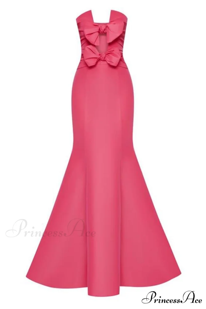 Glam Aura Graceful Strapless Maxi Dress - Image 6