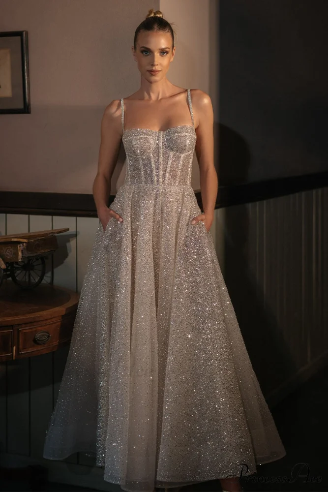 Dazzling Moi Glitter Trendy Sleeveless Midi Dress - Image 3