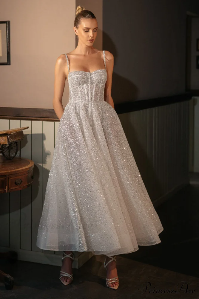 Dazzling Moi Glitter Trendy Sleeveless Midi Dress - Image 4