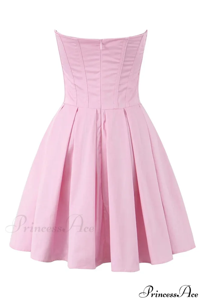 Deeply Adorable Graceful Strapless Mini Dress - Image 8