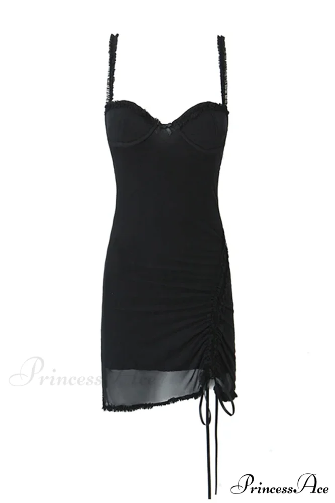 Estelle Mesh Graceful Mini Dress - Image 13
