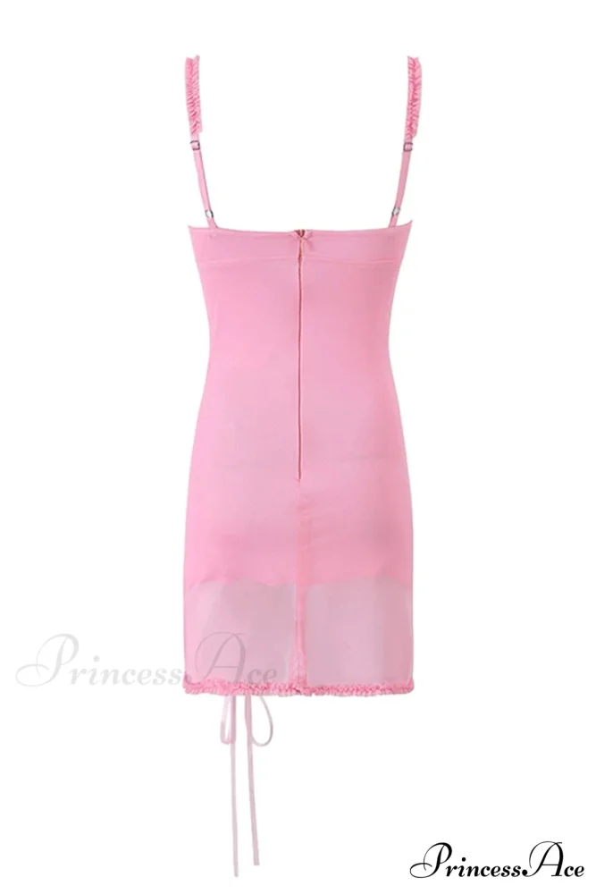 Estelle Mesh Graceful Mini Dress - Image 6