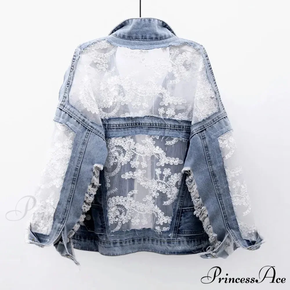 Embroidery Patchwork Stylish Denim Jacket - Image 16