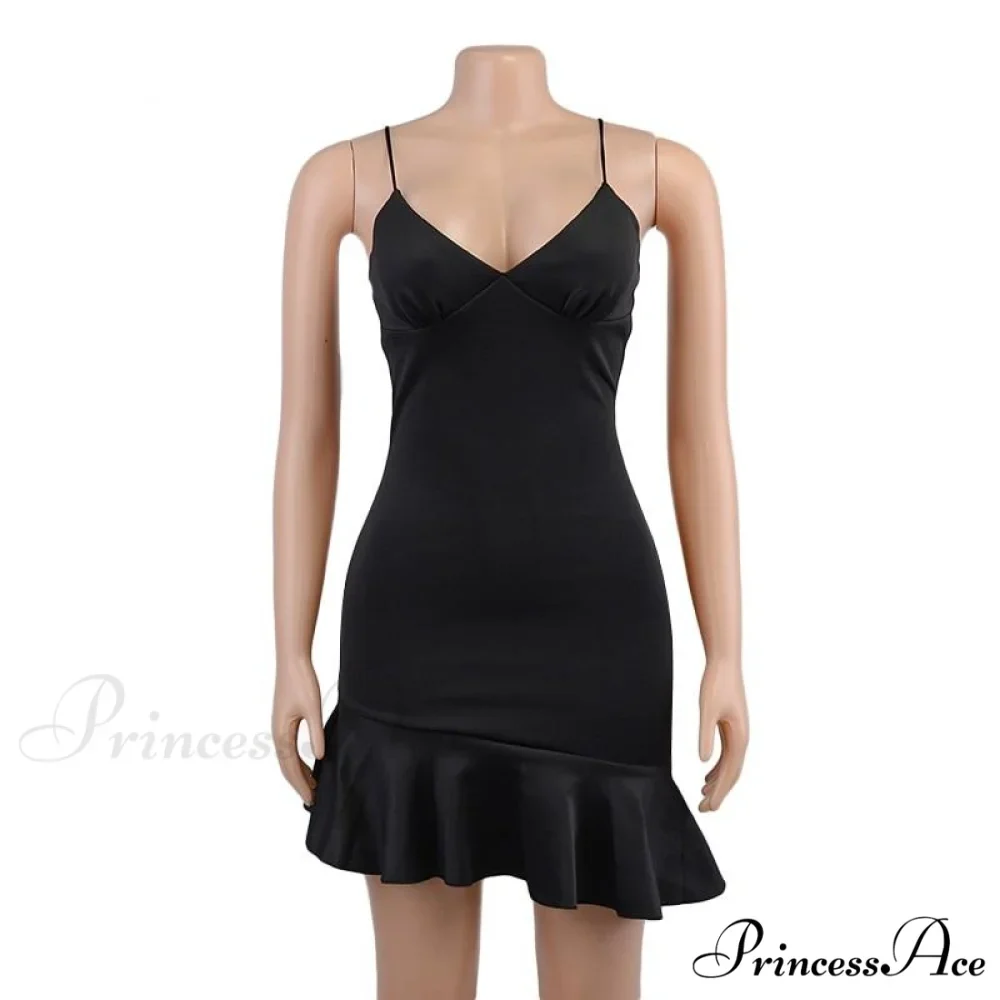 Ruffles Straps Stylish Mini Dress - Image 7