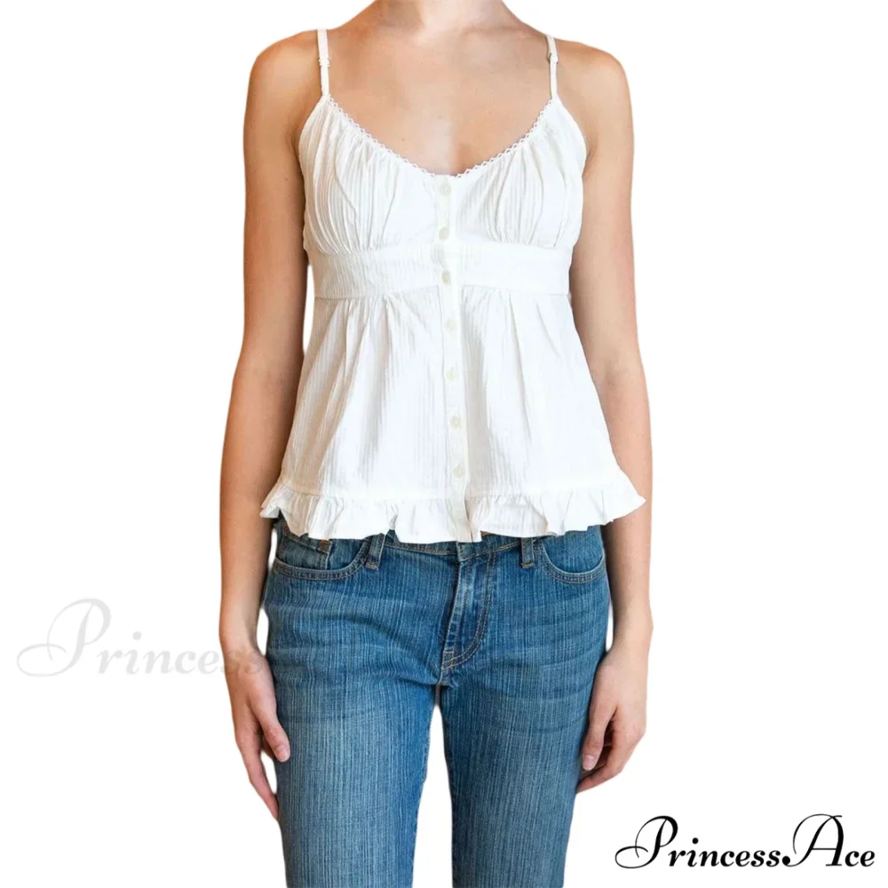 Cami Elegant Buttoned Top - Image 4