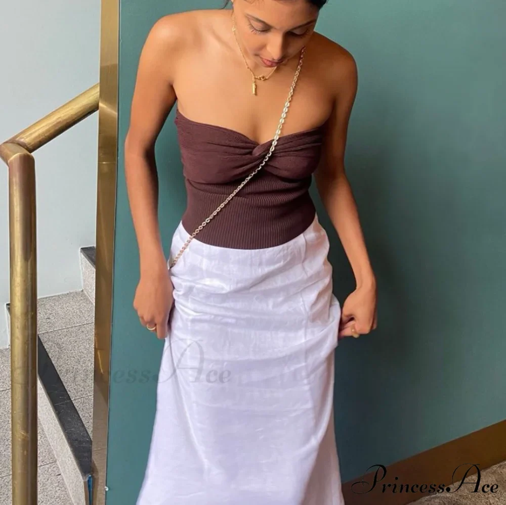 Knit Twisted Stylish Tube Top - Image 19
