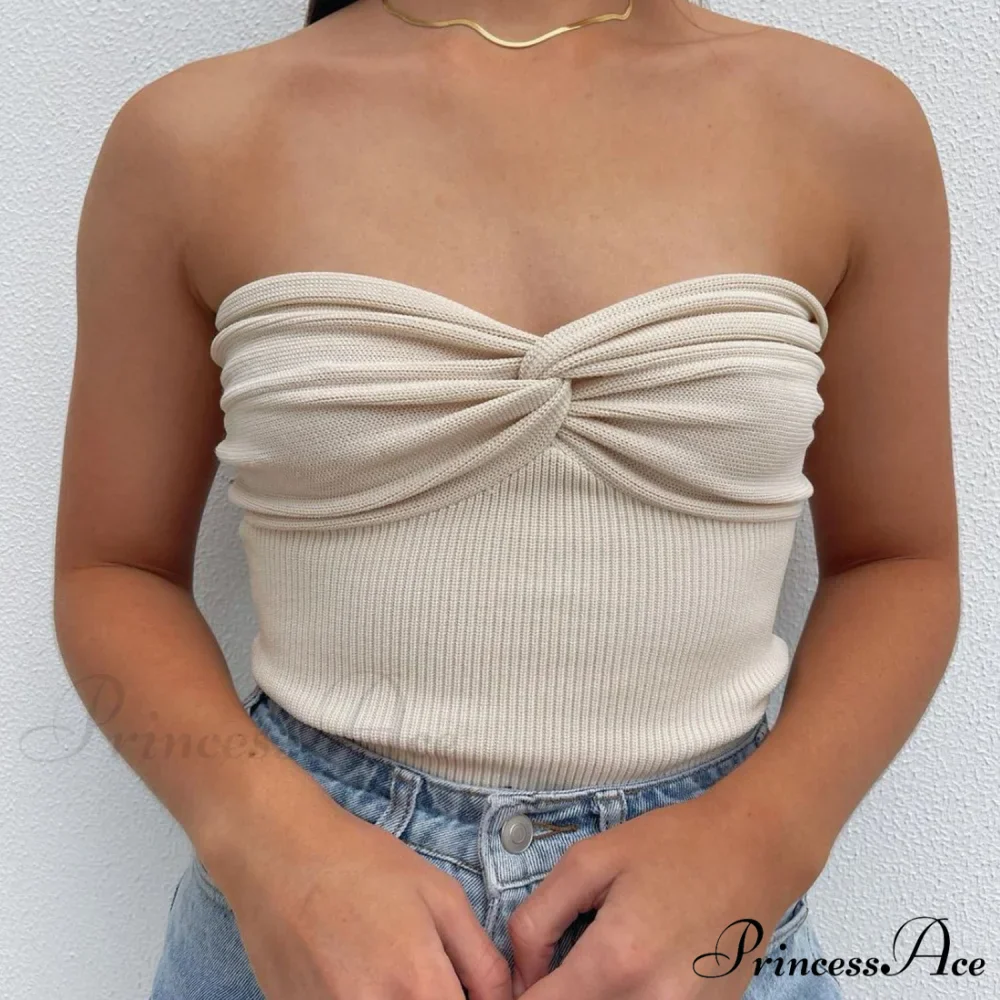 Knit Twisted Stylish Tube Top - Image 26