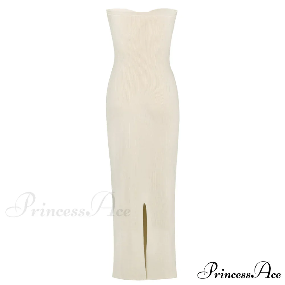 Knit Twisted Stylish Tube Midi Dress - Image 12