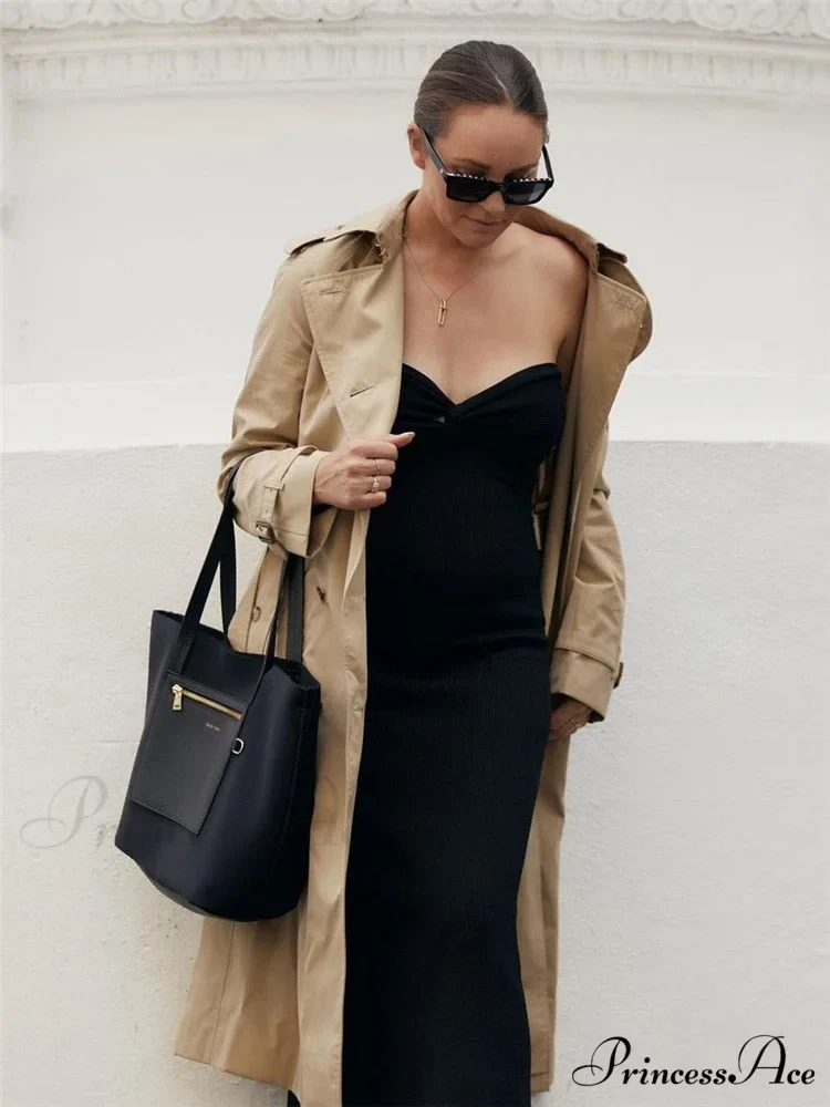 Knit Twisted Stylish Tube Midi Dress - Image 3