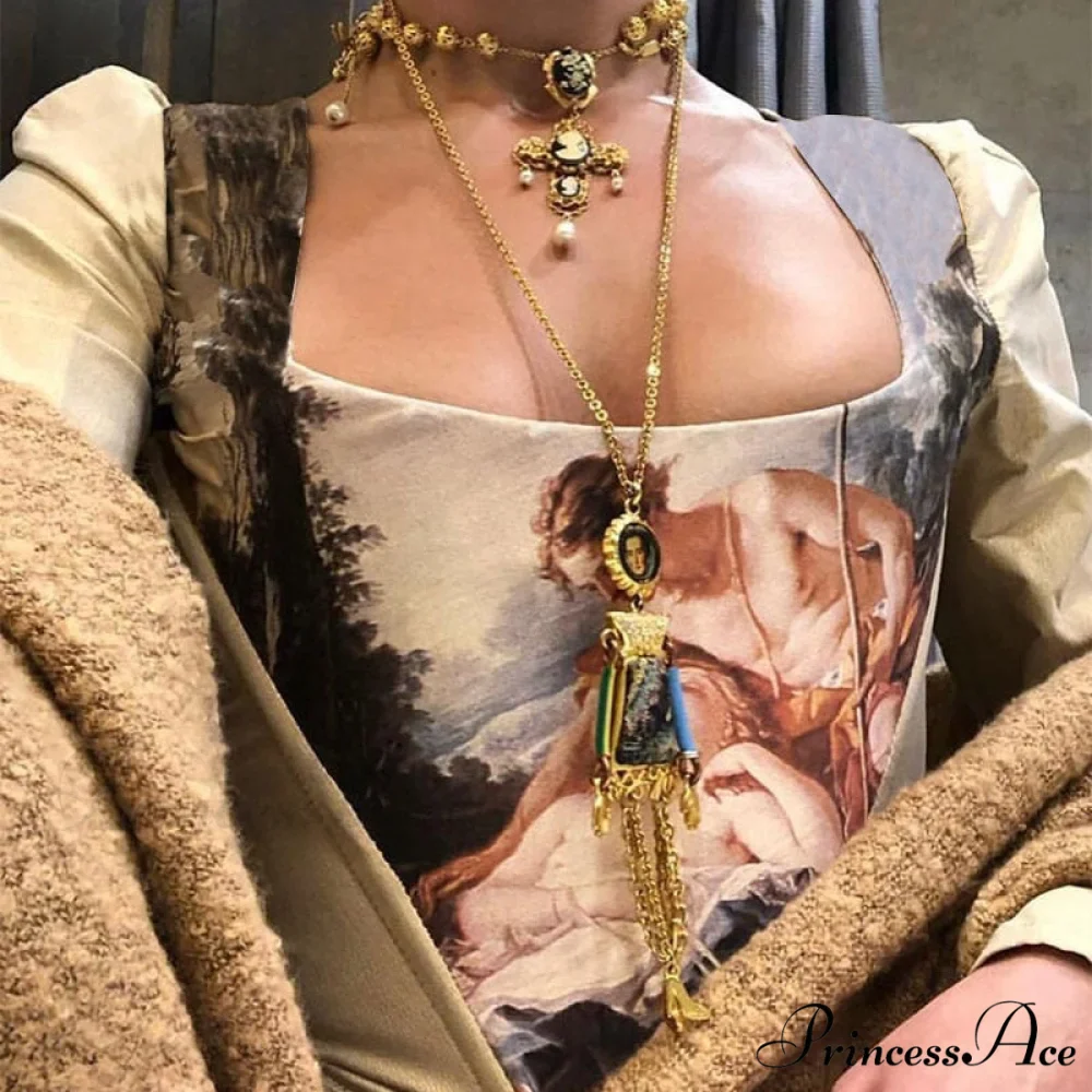 Renaissance Elegant Corset Top - Image 6