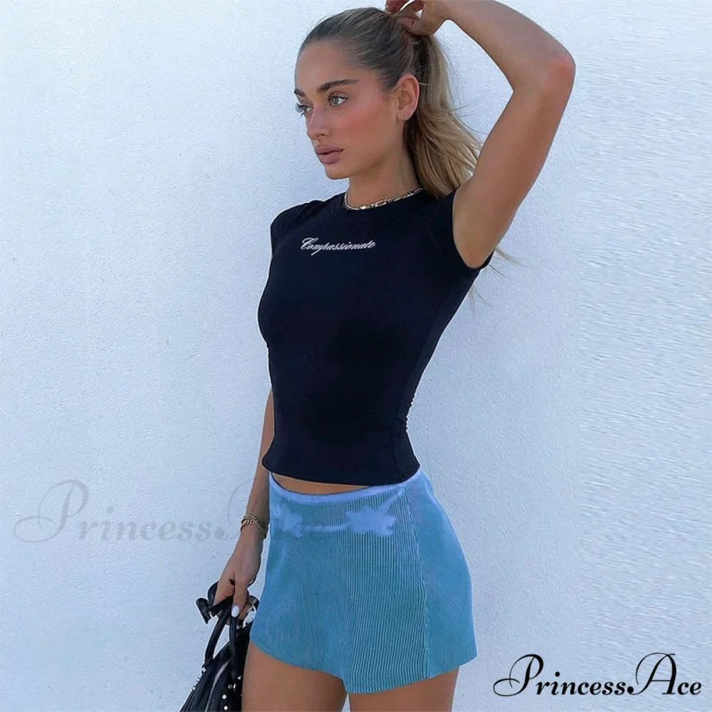 Compassionate Short-Sleeve Stylish Black Tee - Image 12