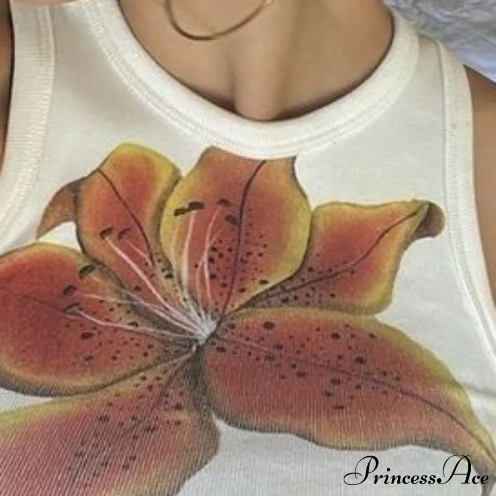 Graphic Printed Stylish Tank Top - Image 4
