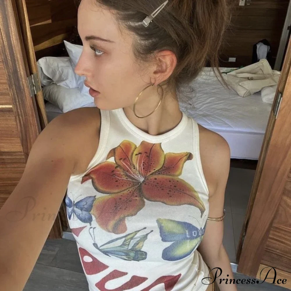 Graphic Printed Stylish Tank Top - Image 5