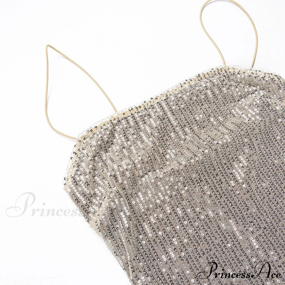 Sequin Mesh Stylish Long Dress - Image 15