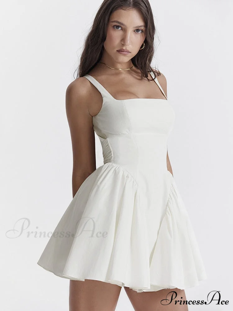 Backless Bow Stylish Mini Dress - Image 11