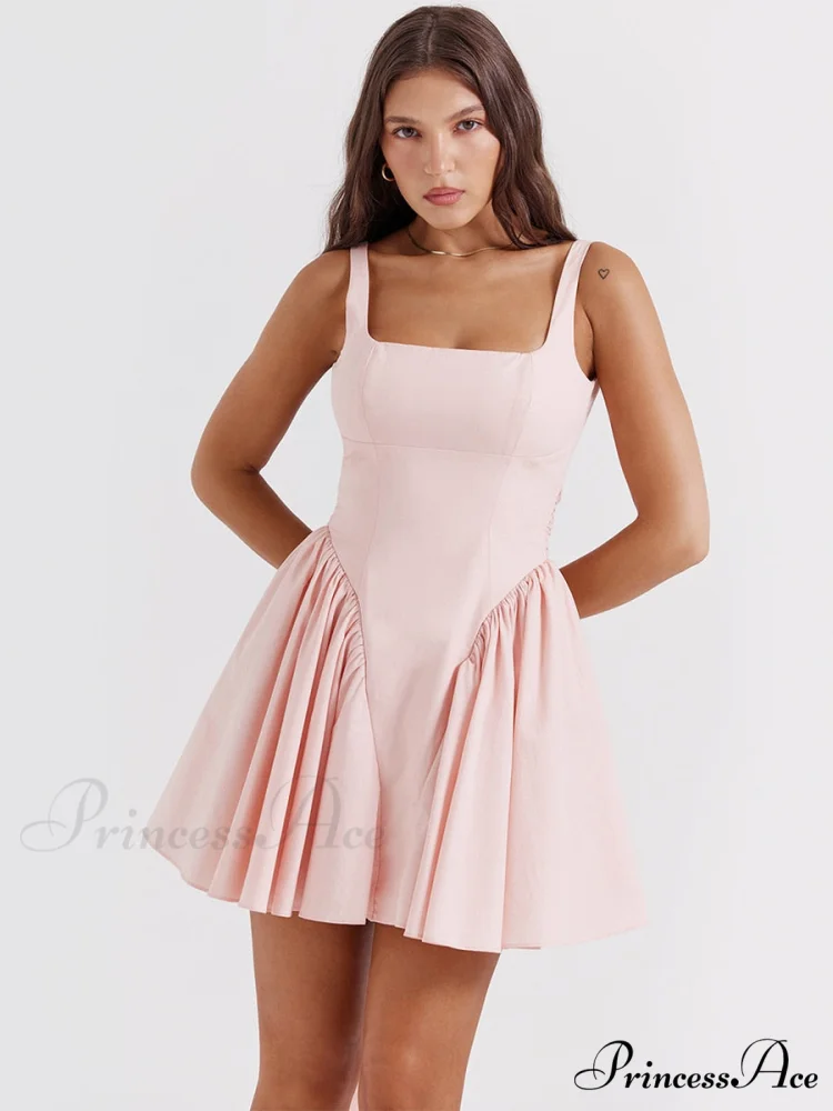 Backless Bow Stylish Mini Dress - Image 13