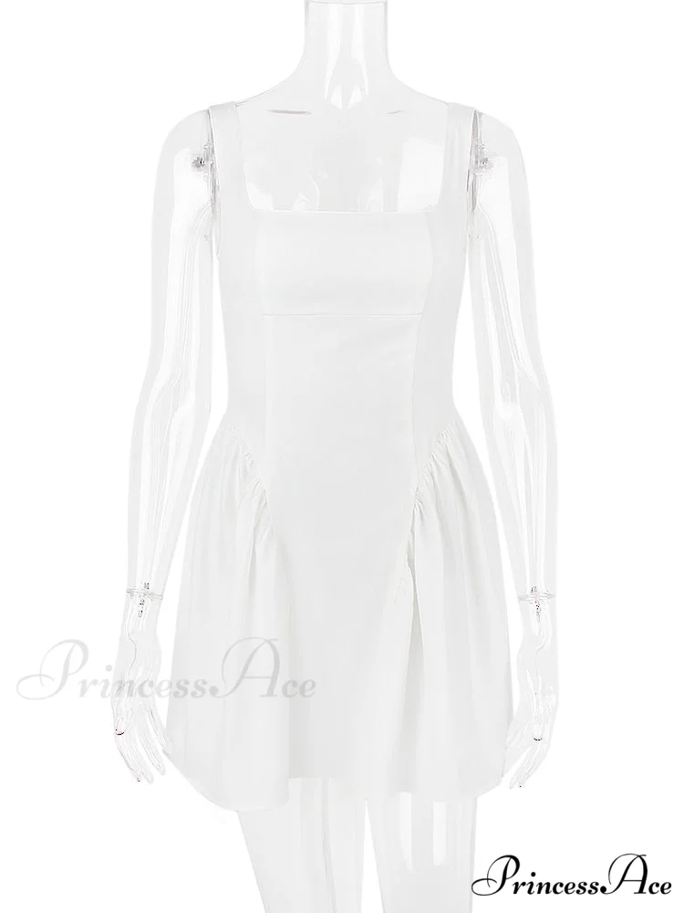 Backless Bow Stylish Mini Dress - Image 7