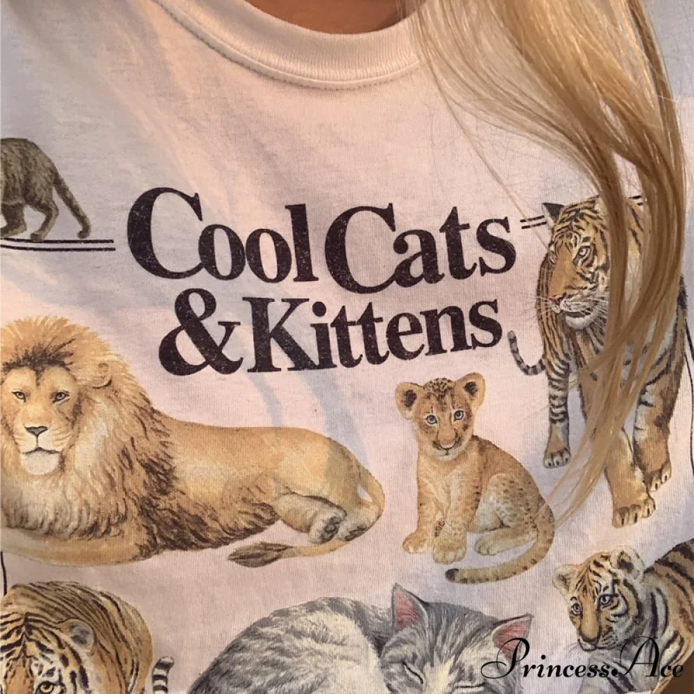 Cool Cats And Charming Kittens Graphic T-Shirt - Image 2