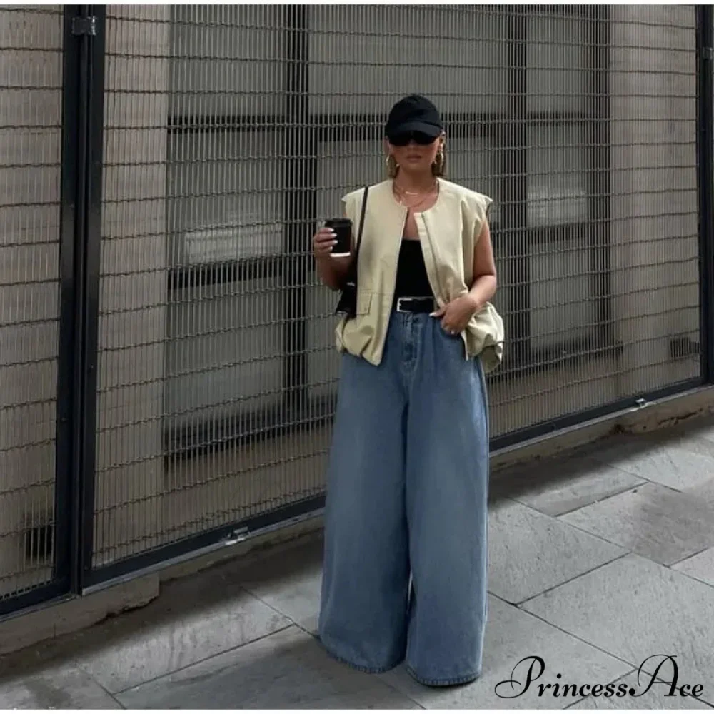 Cargo Pocket Stylish Drawstring Waistcoat - Image 30