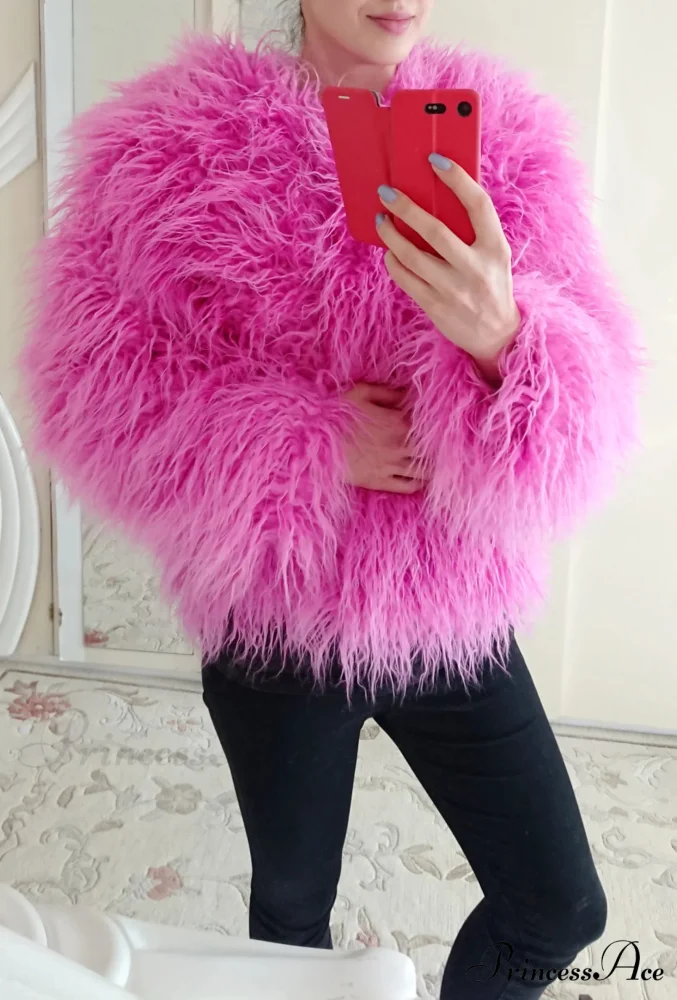 Fur Elegant Fringe Coat - Image 20