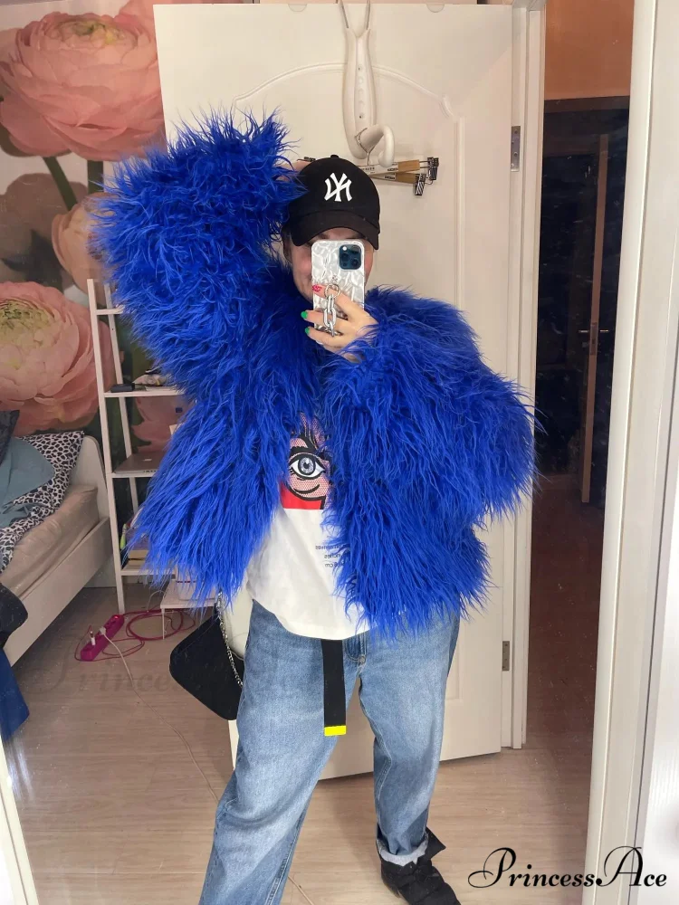 Fur Elegant Fringe Coat - Image 23