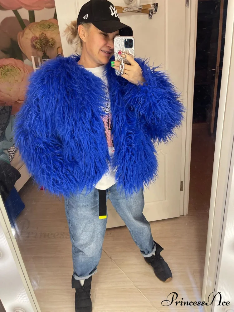 Fur Elegant Fringe Coat - Image 24