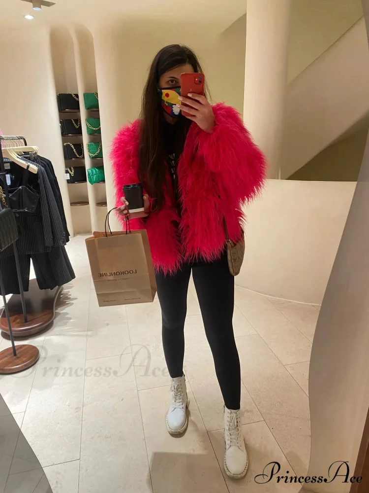 Fur Elegant Fringe Coat - Image 25