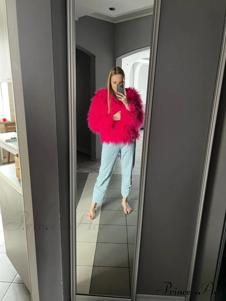Fur Elegant Fringe Coat - Image 26