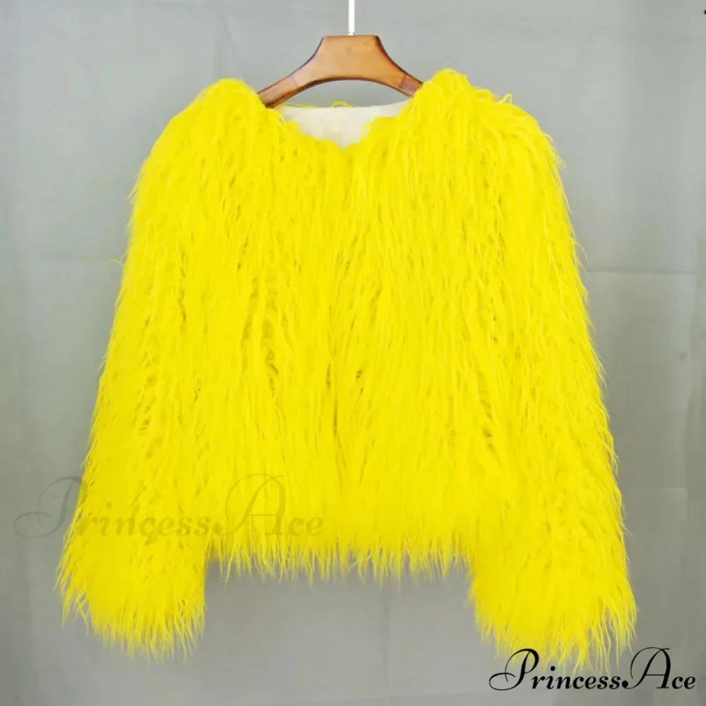 Fur Elegant Fringe Coat - Image 4
