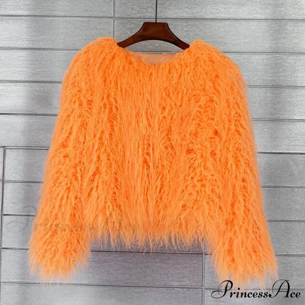 Fur Elegant Fringe Coat - Image 5