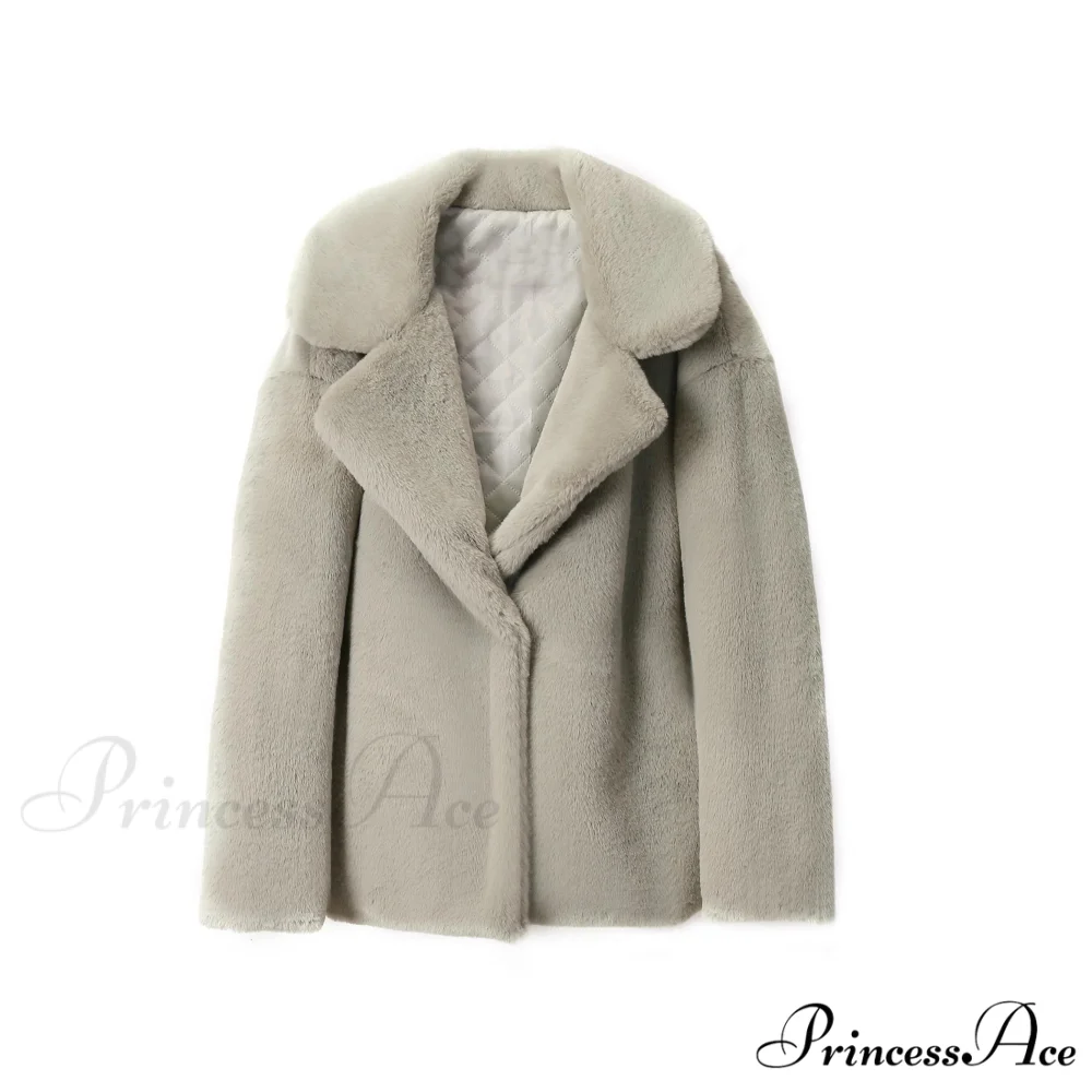 Long Faux Stylish Fur Coat - Image 15