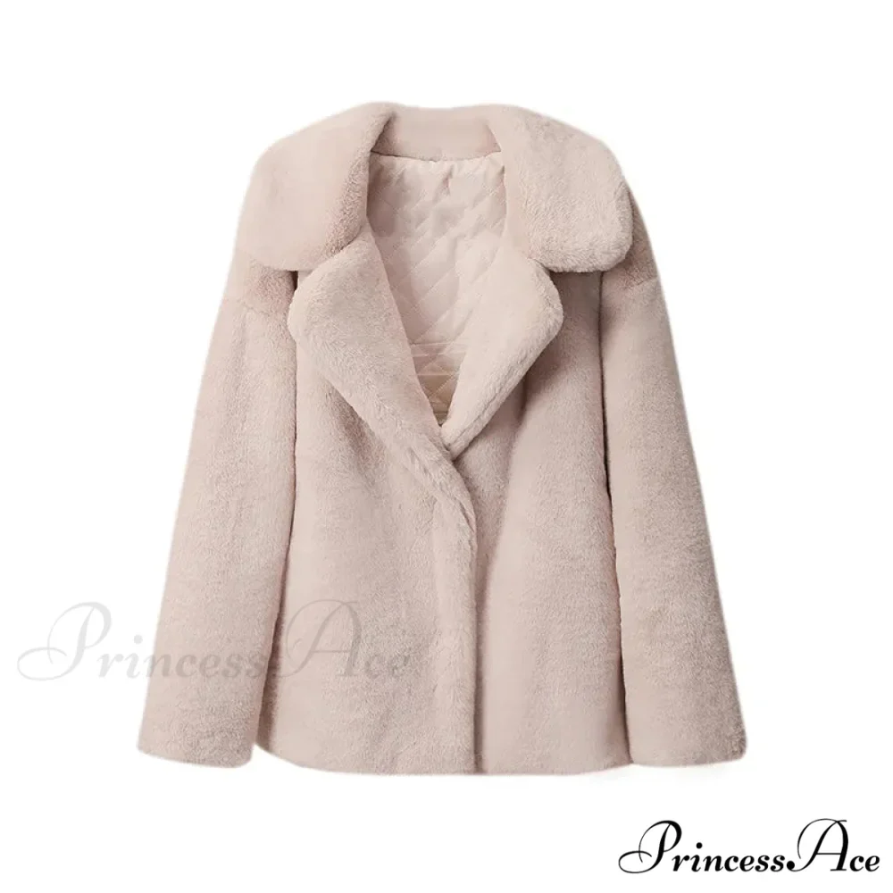 Long Faux Stylish Fur Coat - Image 9