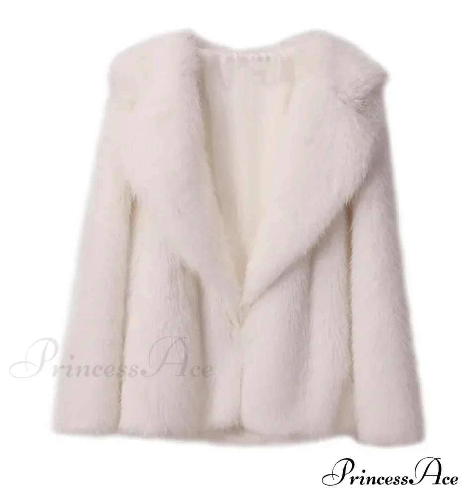 Faux Fur Stylish Fringe Coat - Image 6