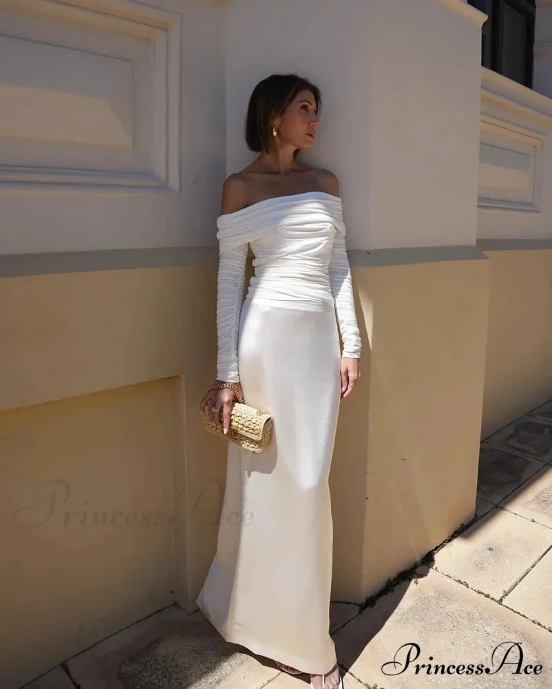 Ruched Off-Shoulder Stylish Long Sleeve Top - Image 9