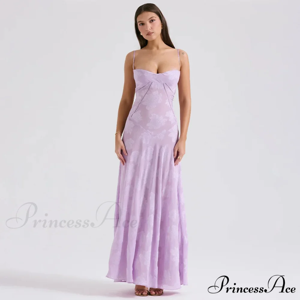 Floral Print Stylish Sheer Maxi Dress - Image 8