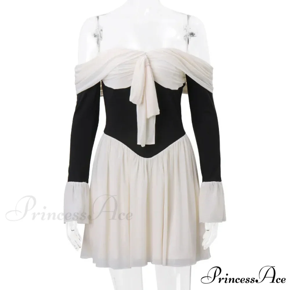Red Off-Shoulder Stylish Frill Mini Dress - Image 14