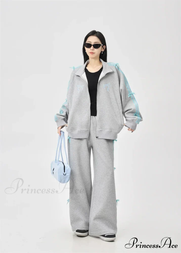 Bow Elegant Tracksuit Set - Image 10