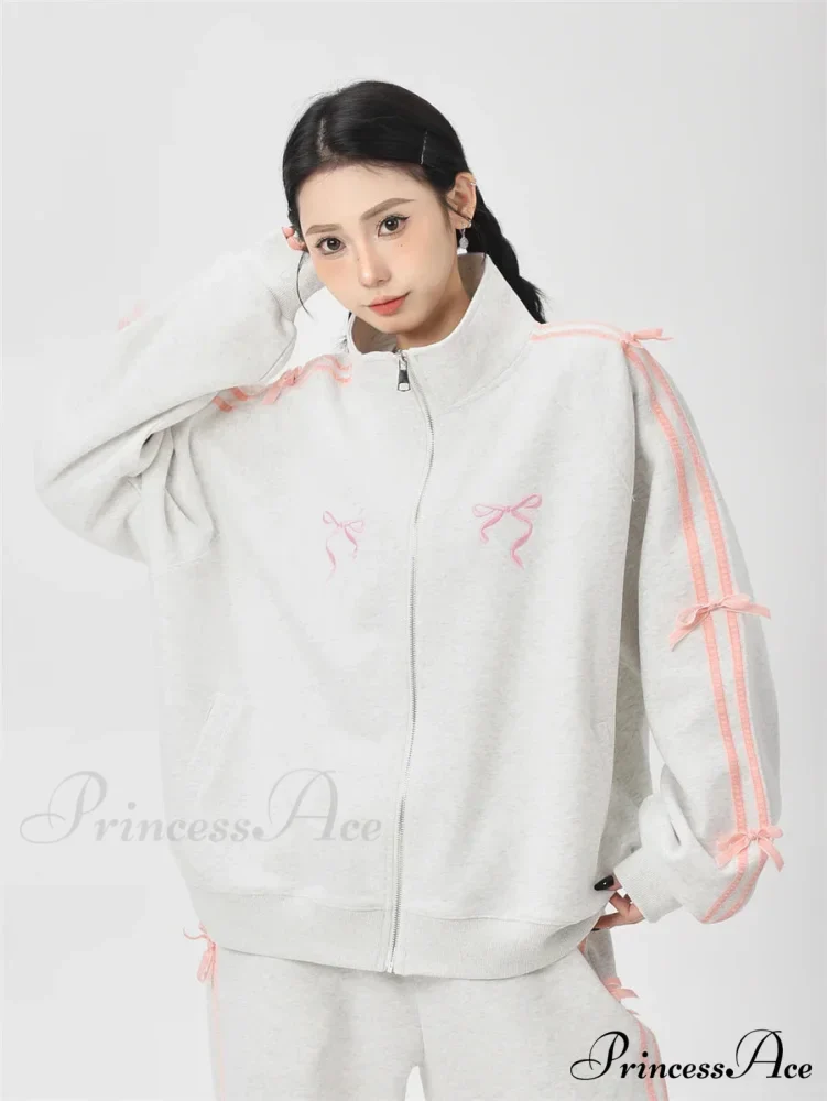 Bow Elegant Tracksuit Set - Image 15
