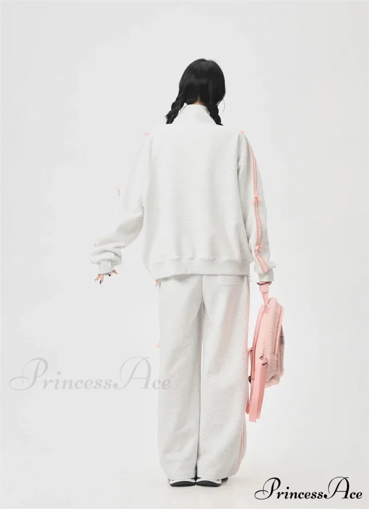 Bow Elegant Tracksuit Set - Image 17
