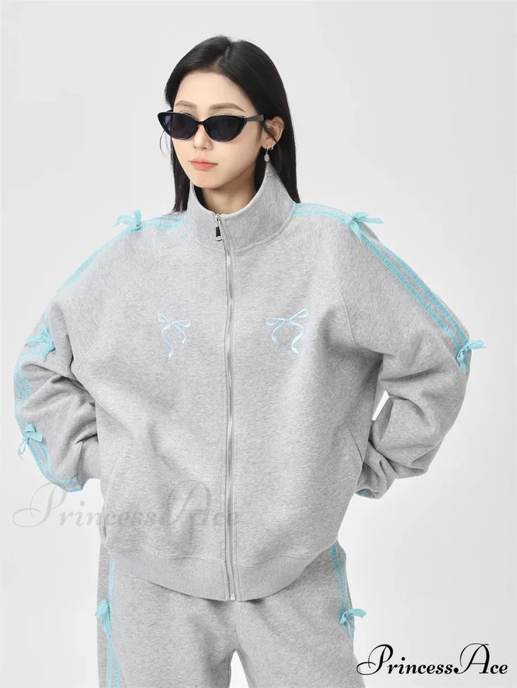 Bow Elegant Tracksuit Set - Image 18
