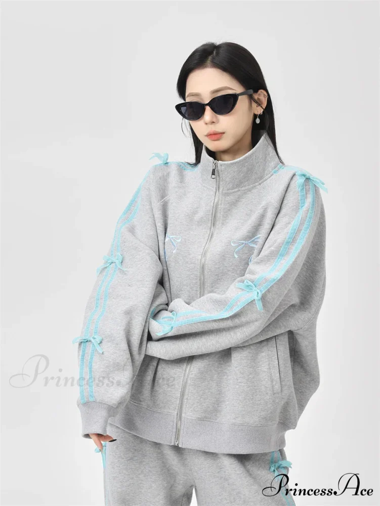 Bow Elegant Tracksuit Set - Image 19